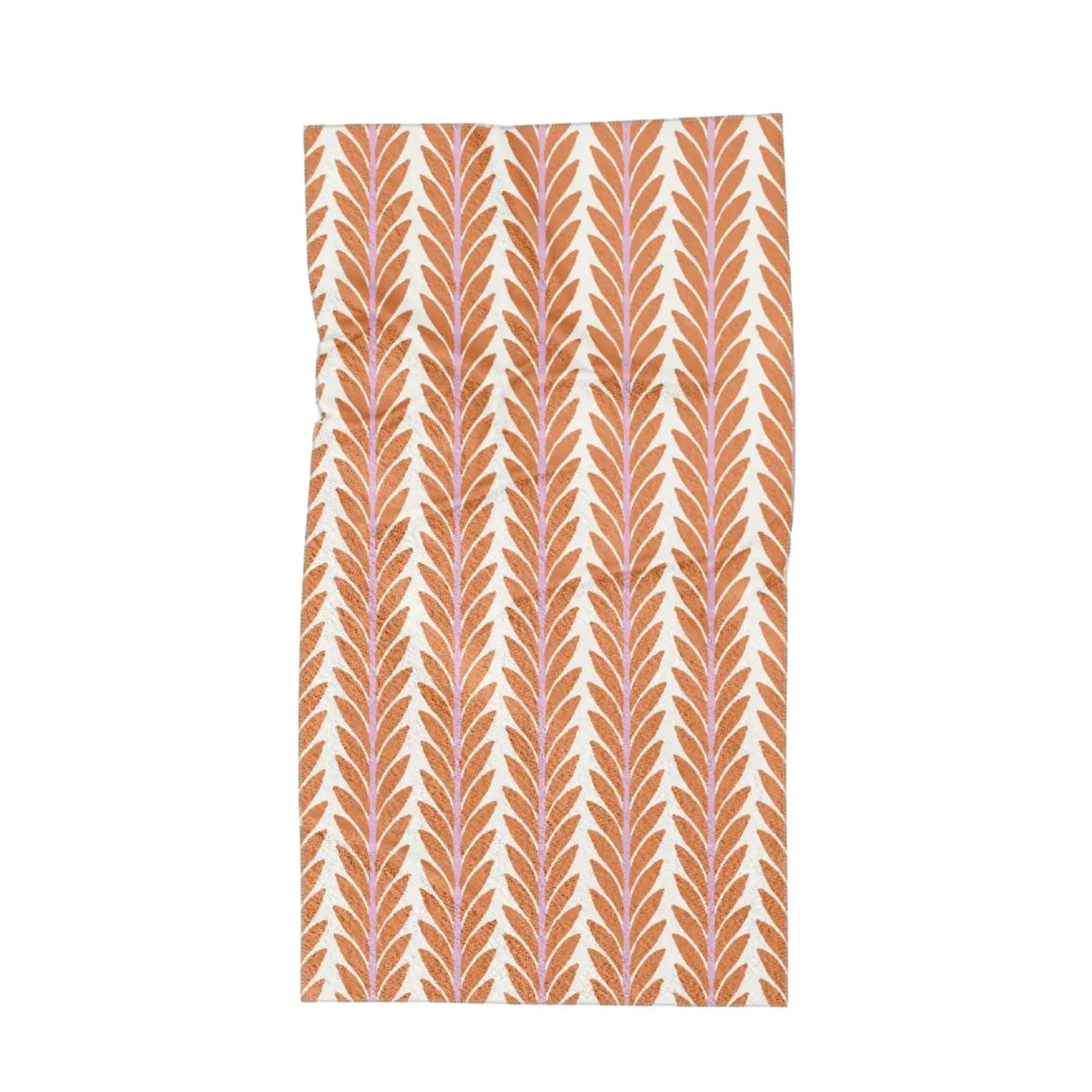 Laura Park Beach Towel Orange Frond