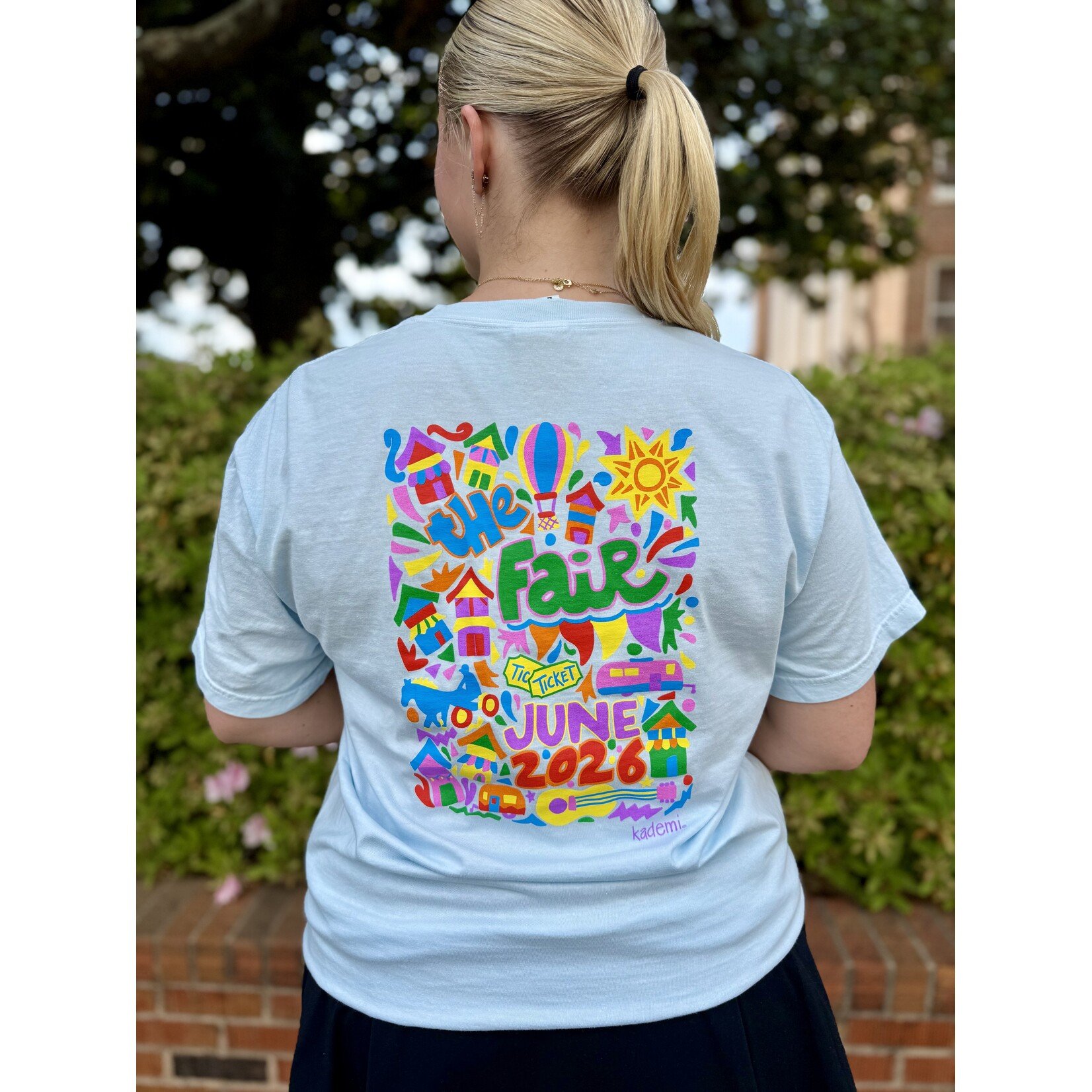 Kademi Fair 2026 Youth T-Shirt Chambray