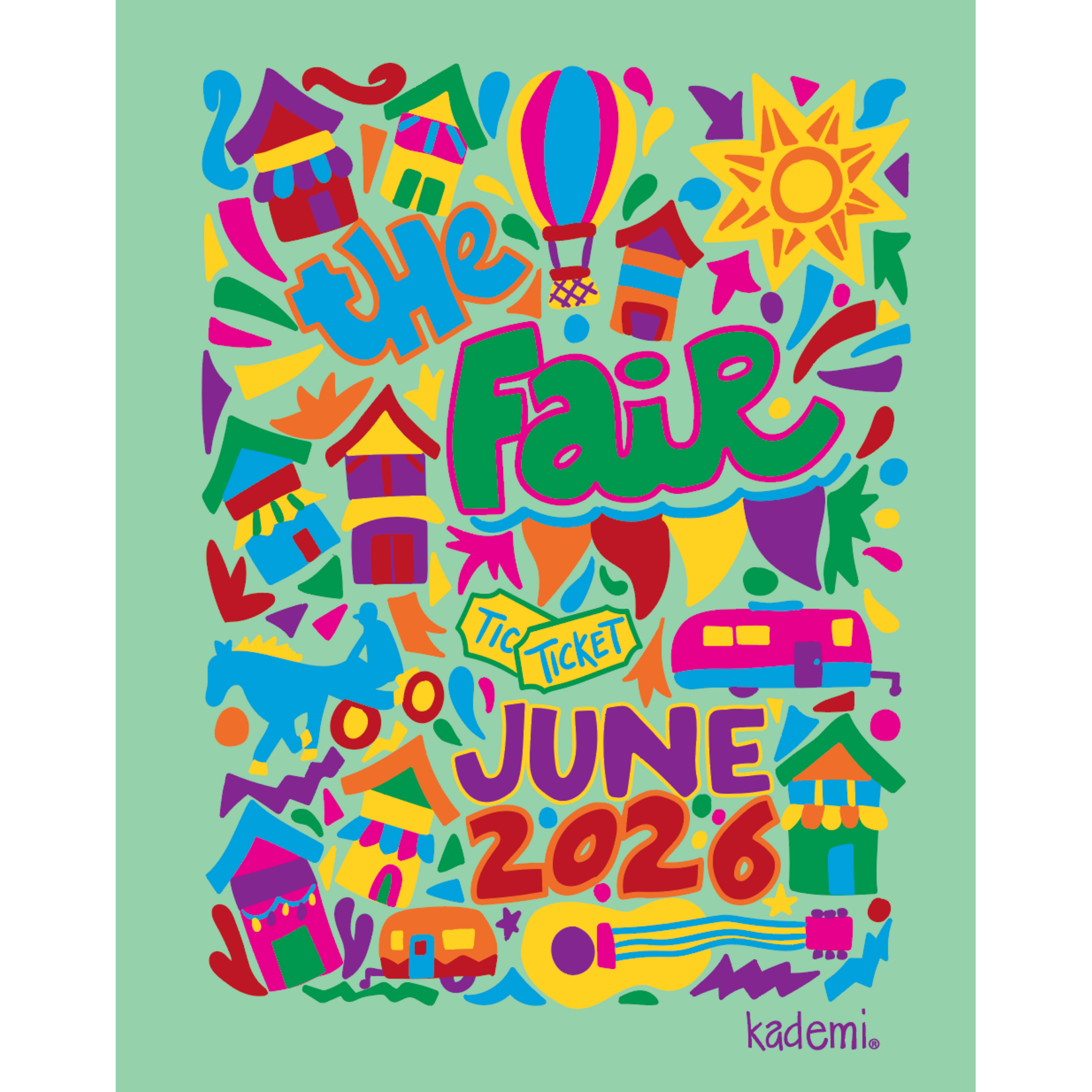 Kademi Fair 2026 Adult T-Shirt White