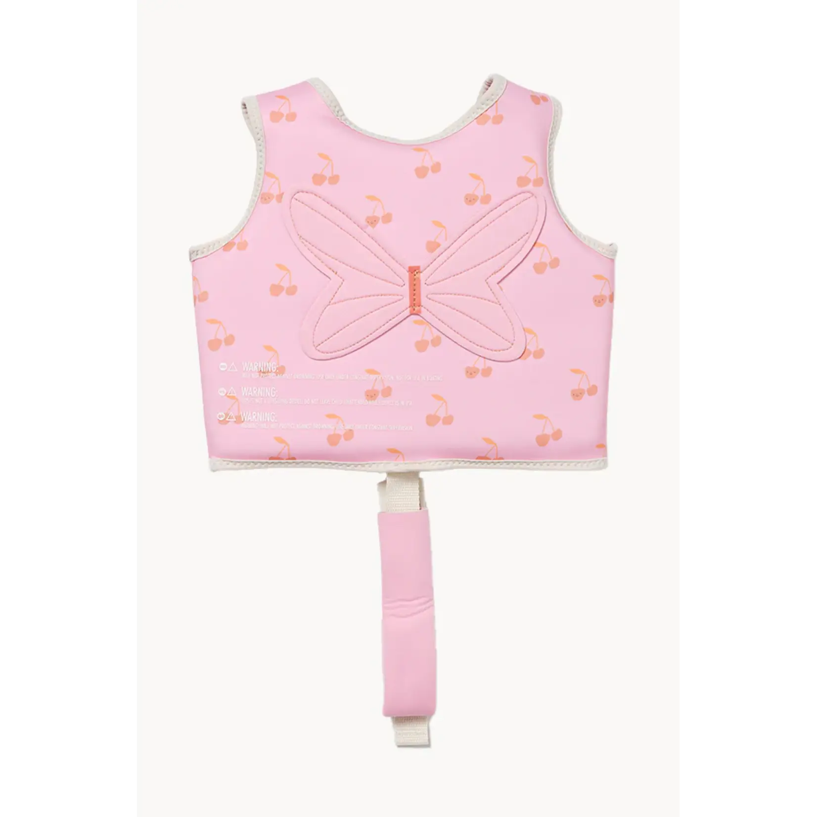 Sunnylife Kids Swim Vest Size 1-2 Cotton Candy Cherry