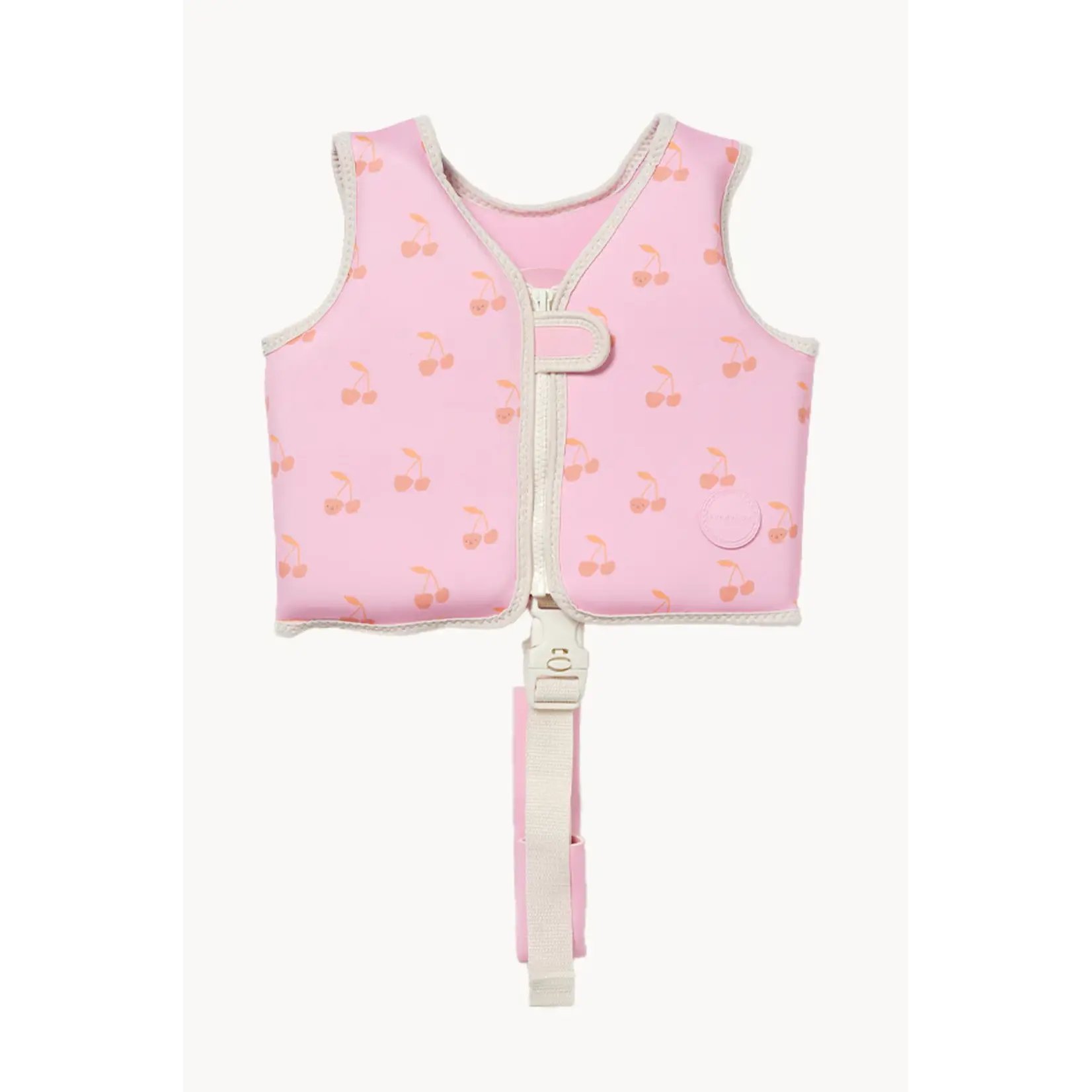 Sunnylife Kids Swim Vest Size 1-2 Cotton Candy Cherry