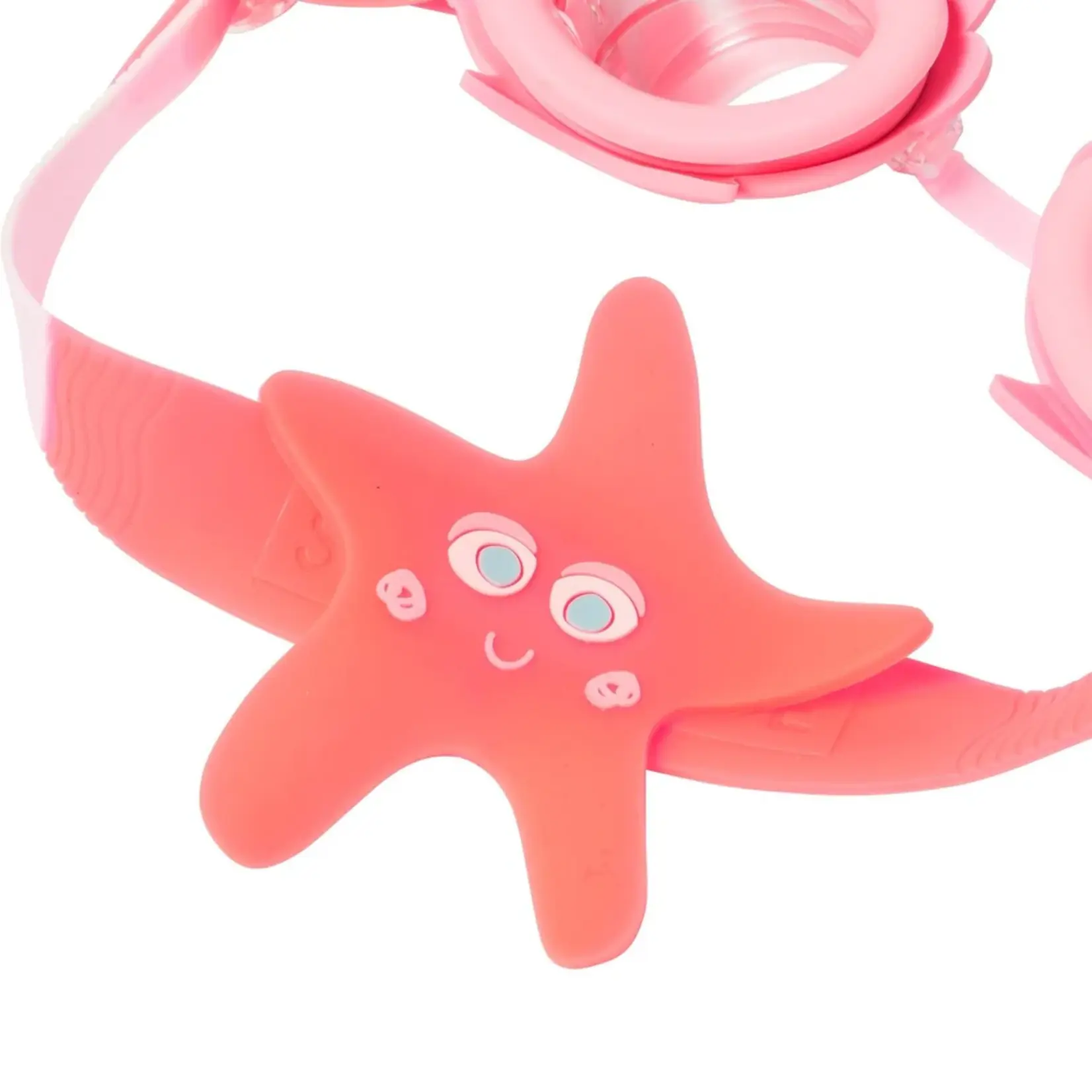 Sunnylife Melody Mermaid Swim Goggles Neon Strawberry