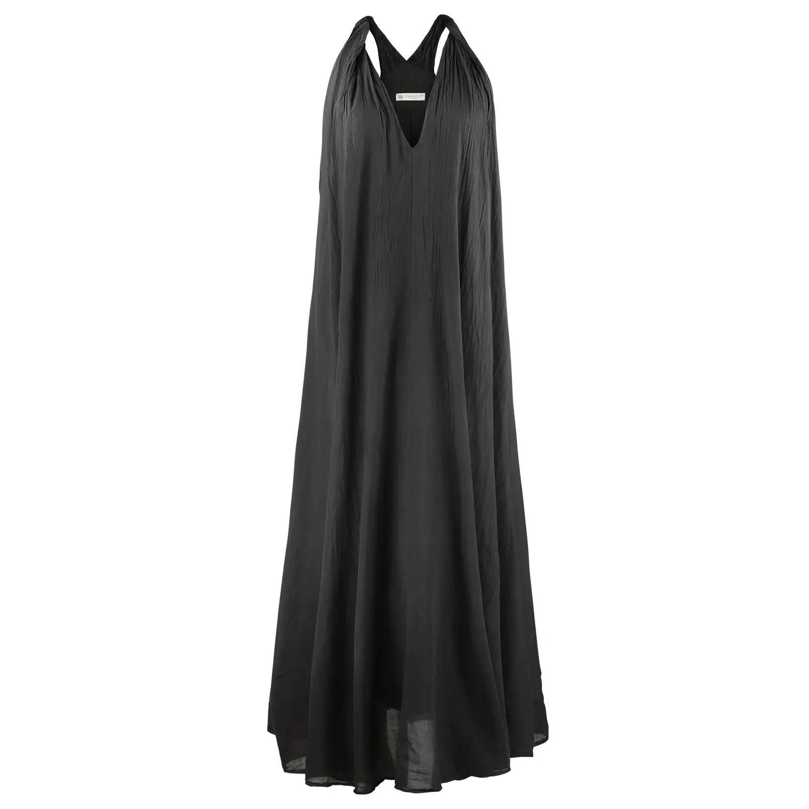 Cobblestone Natalia Cotton Dress Black