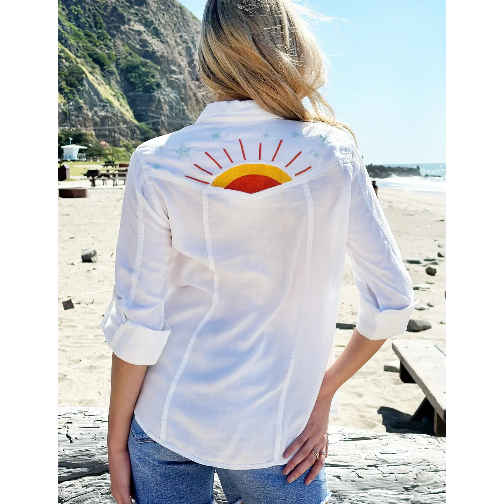 Billy T Hello Sunshine Shirt - White