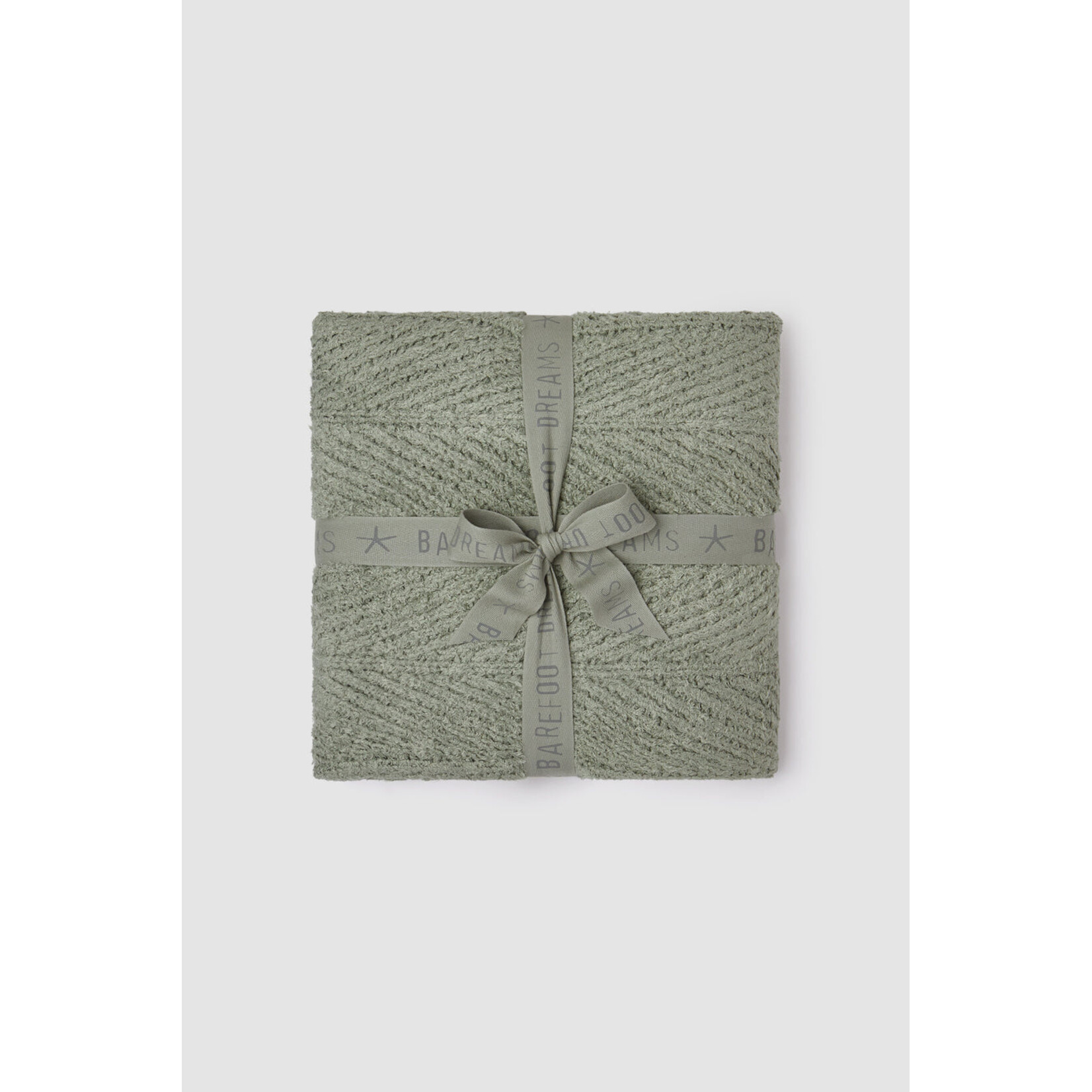 Barefoot Dreams Cozy Shine Herringbone Blanket 45x60 Wave