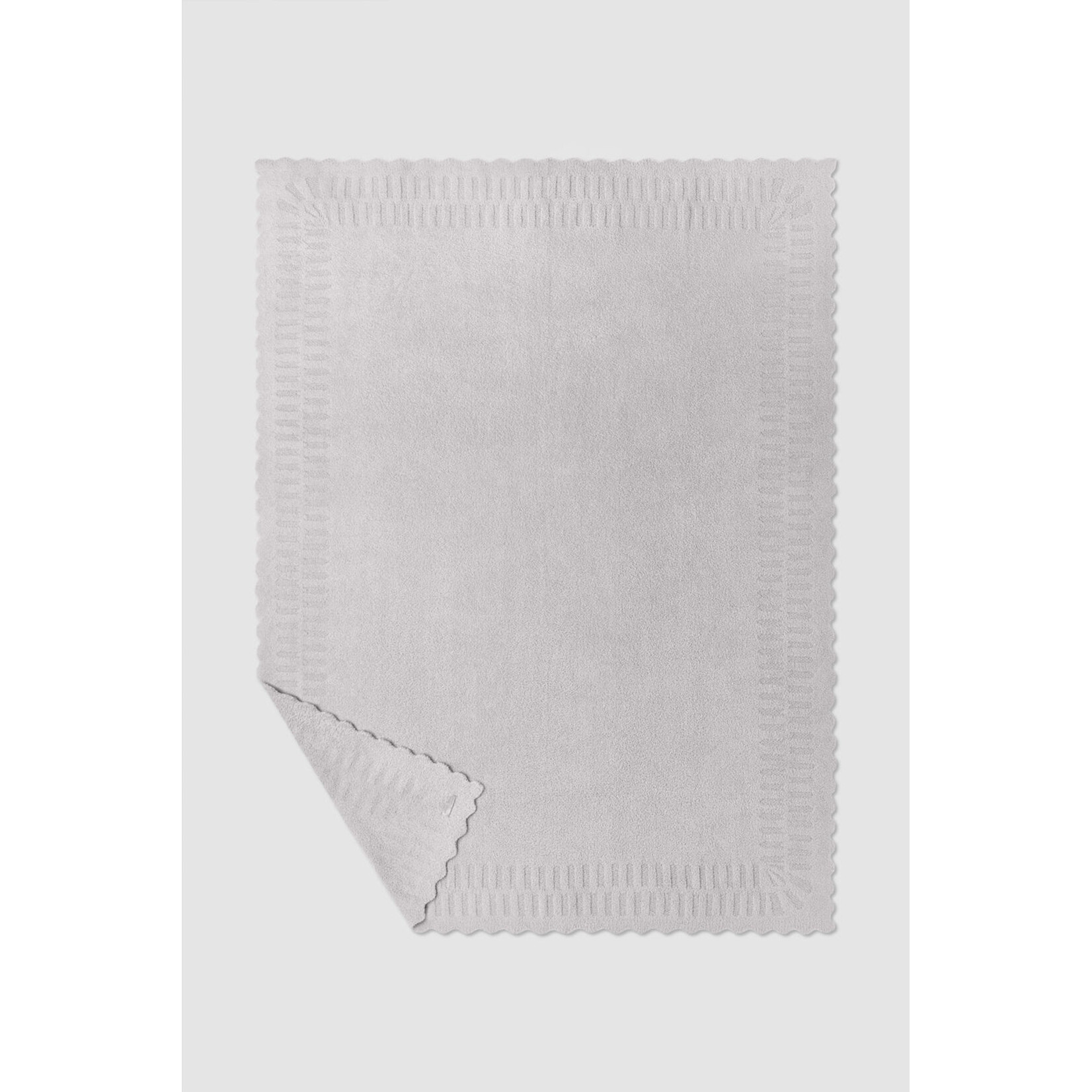 Barefoot Dreams CC Cotton Shell Texture Throw 54x72 Oyster