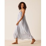 Mersea Patio Dress Chambray Stripe O/S