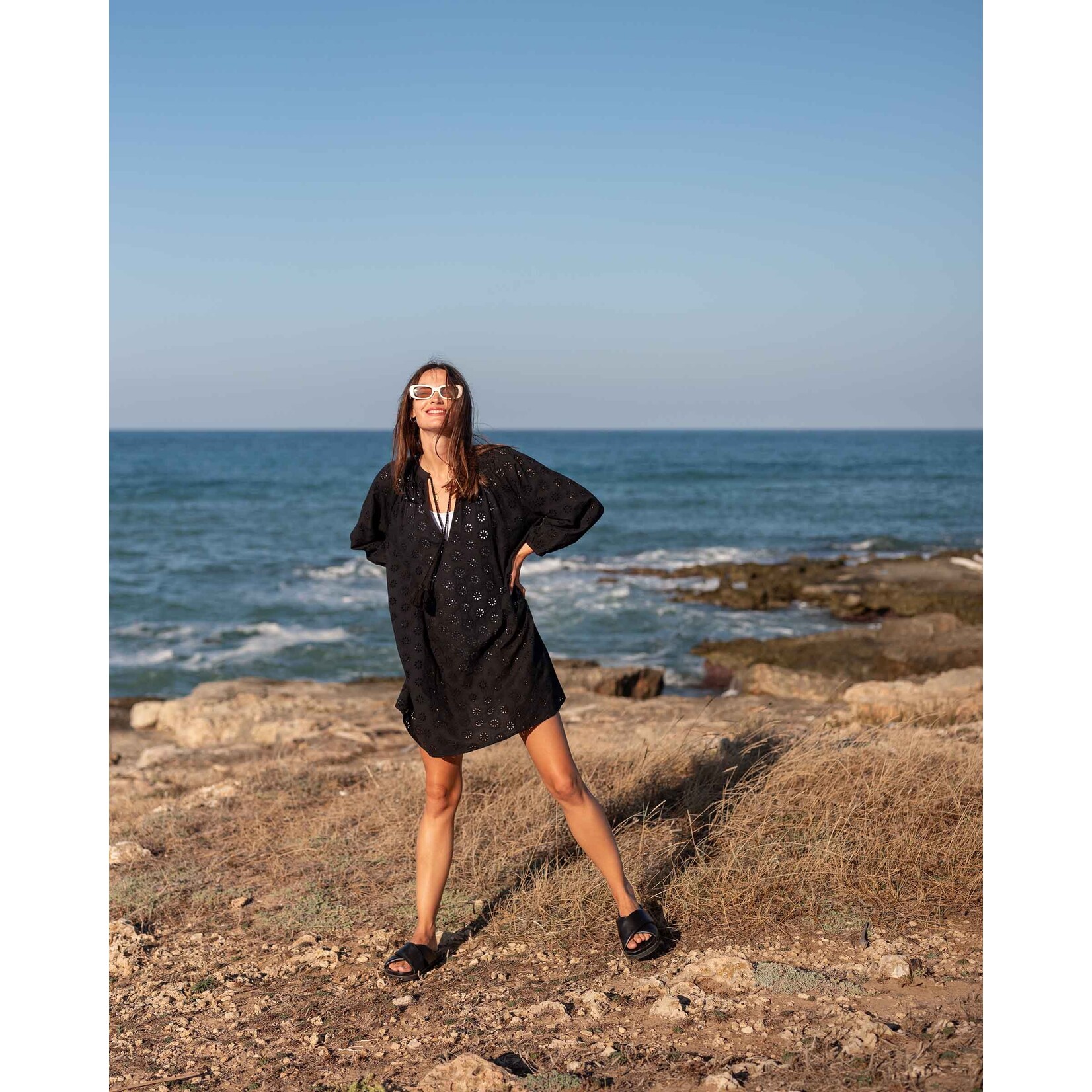 Mersea Daisy Dress Black