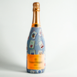 Beau Bottles Beau Bottles Pastel Blue Mahjong Champagne Collection - Veuve Edition