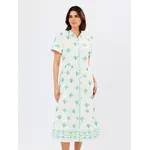 Mary Square Jema Bell Blooms Blue Dress