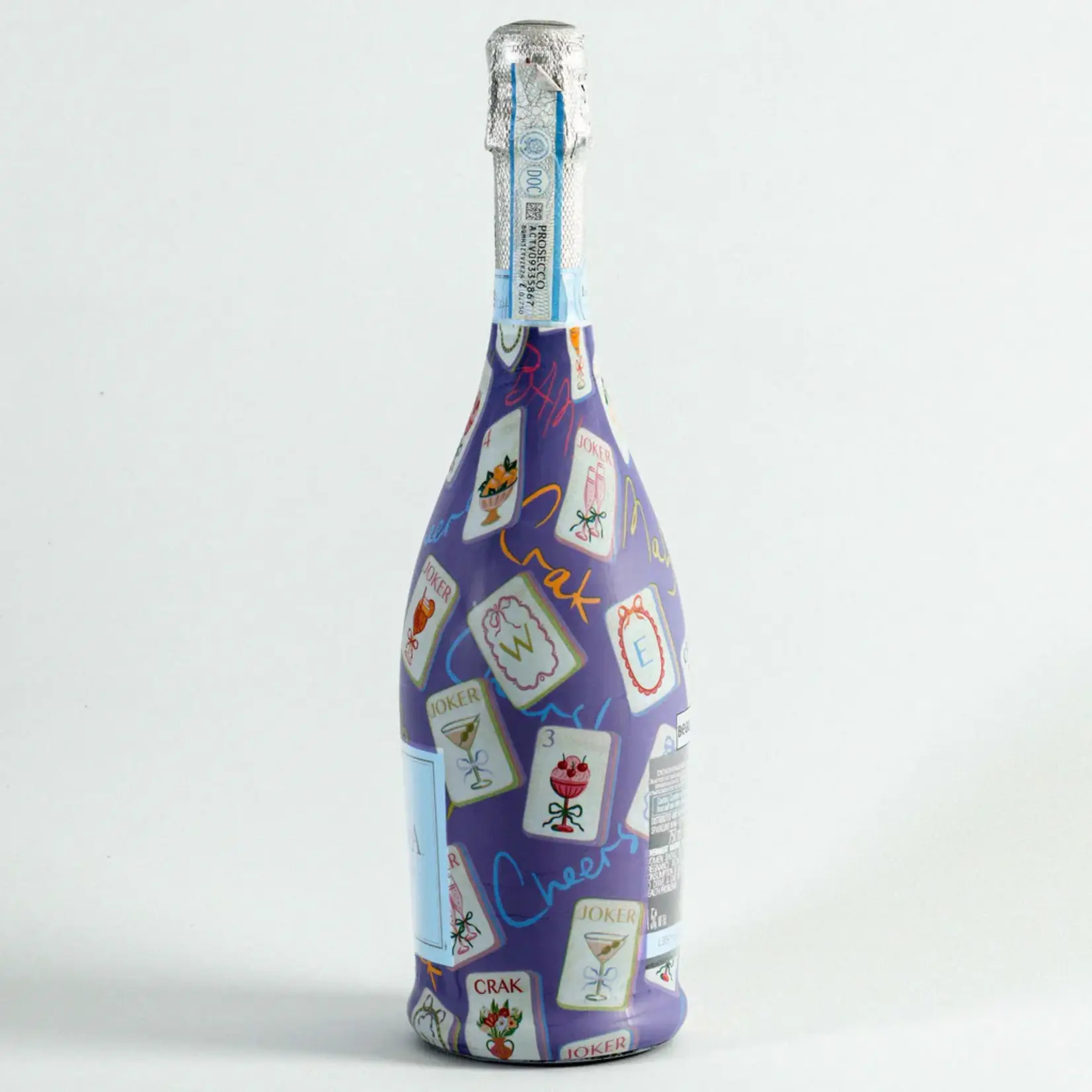 Beau Bottles Beau Bottles Purple Mahjong Prosecco Collection - La Marca Edition