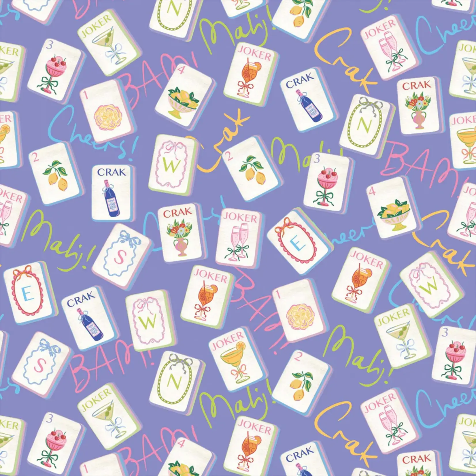 Beau Bottles Beau Bottles Purple Mahjong Prosecco Collection - La Marca Edition