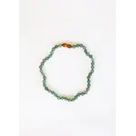 Canyon Leaf Pure Gemstone + Aventurine Beaded Necklace 12"