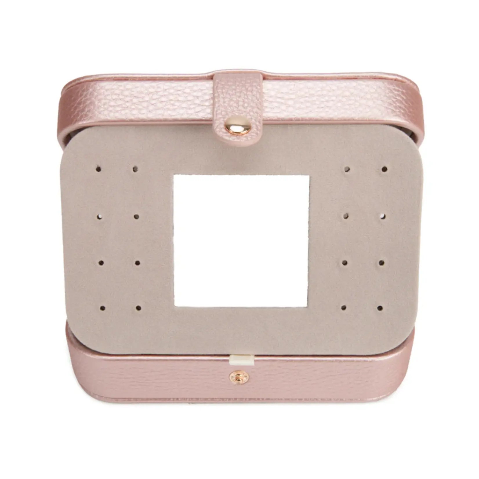 Brouk & Co. Leah Quilted Travel Jewelry Organizer Pink