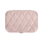 Brouk & Co. Leah Quilted Travel Jewelry Organizer Pink