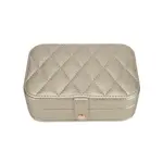 Brouk & Co. Leah Quilted Travel Jewelry Organizer Gold