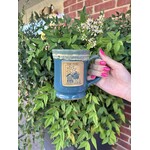 Kademi Fair Pepin Mug - Peacock w/Dijon White