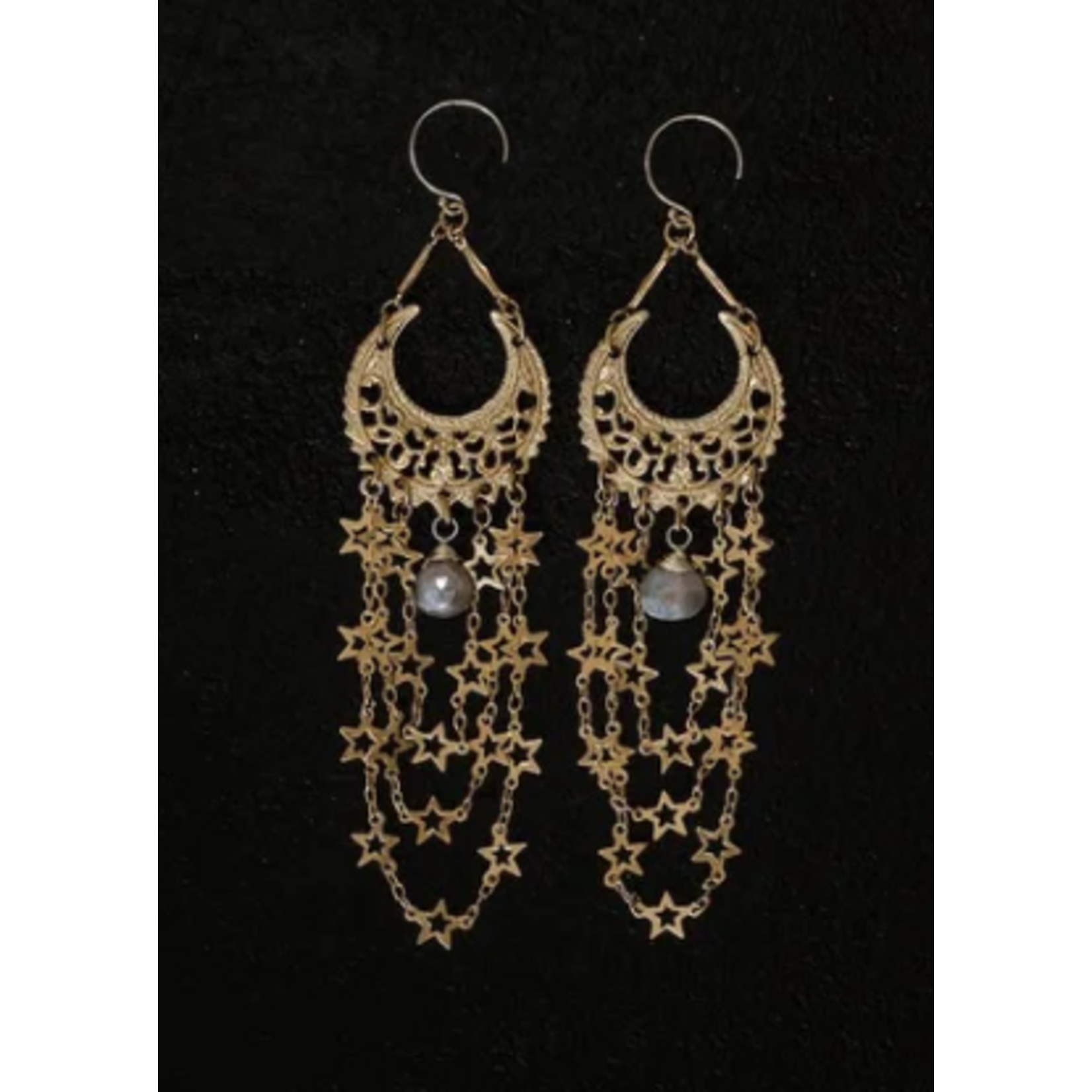 Trollbinde Guiding Star Earrings Rutilated Quartz