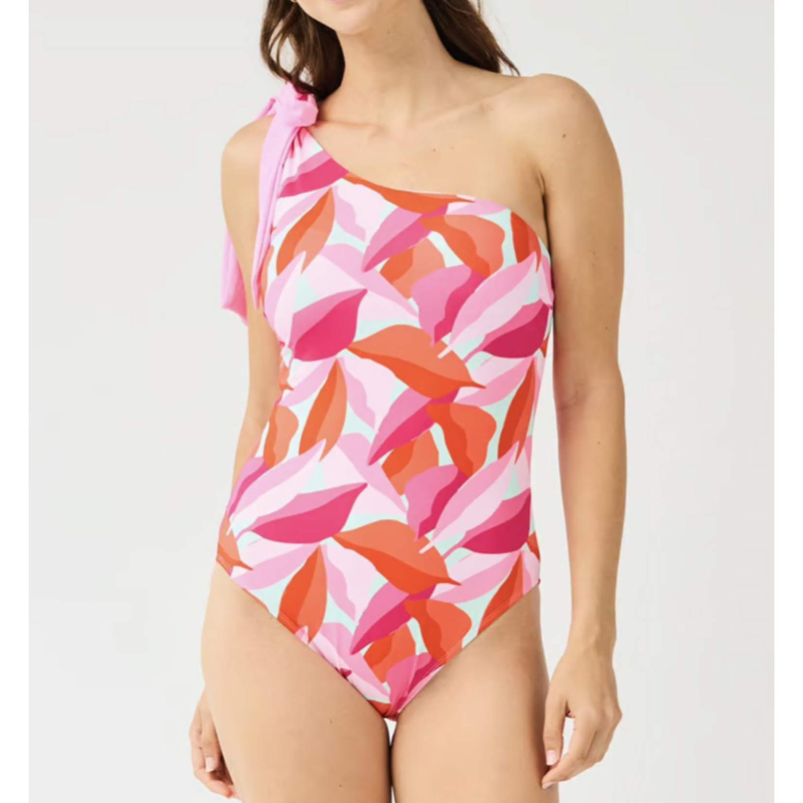 Mary Square Mia Swimsuit Bali Bloom Pink
