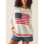Mersea Catalina Flag Sweater Red/White/Blue Petite