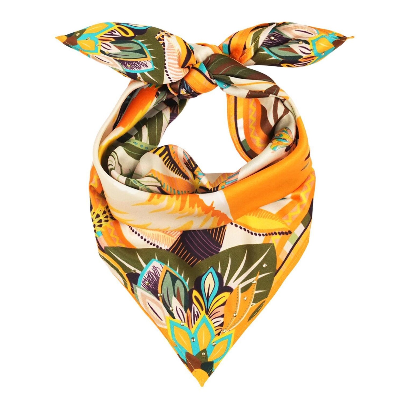 Two's Company Hawaii Golden Mini Scarf
