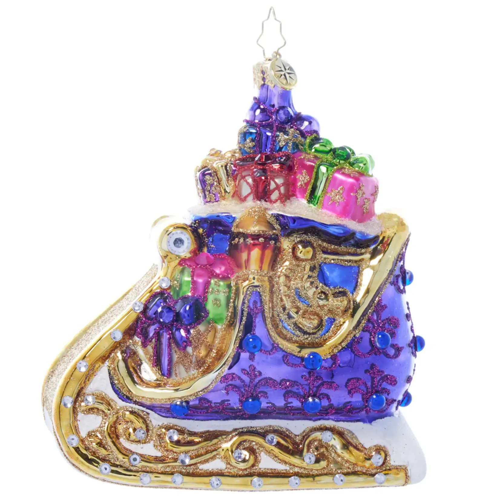 Christopher Radko Royal Amethyst Sleigh
