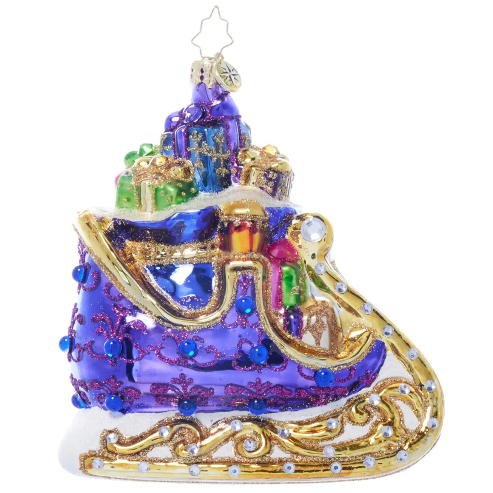 Christopher Radko Royal Amethyst Sleigh