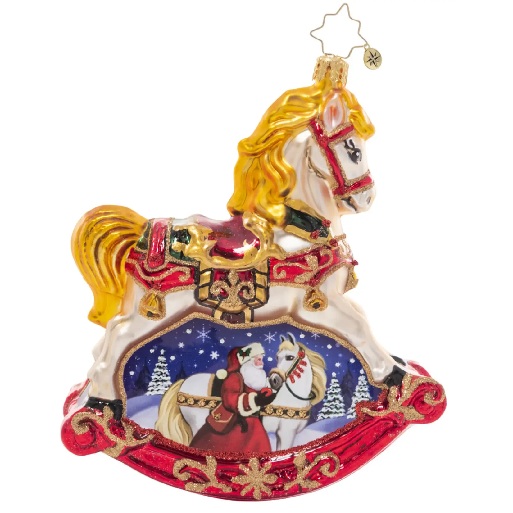 Christopher Radko Resplendent Rocking Horse