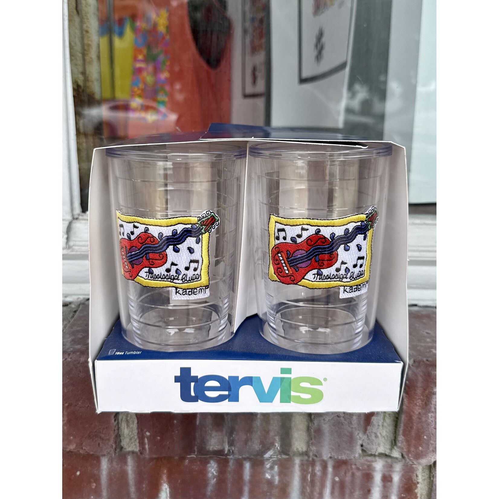 Tervis Tumblers Classic Tumbler S/4, 16oz MS Blues