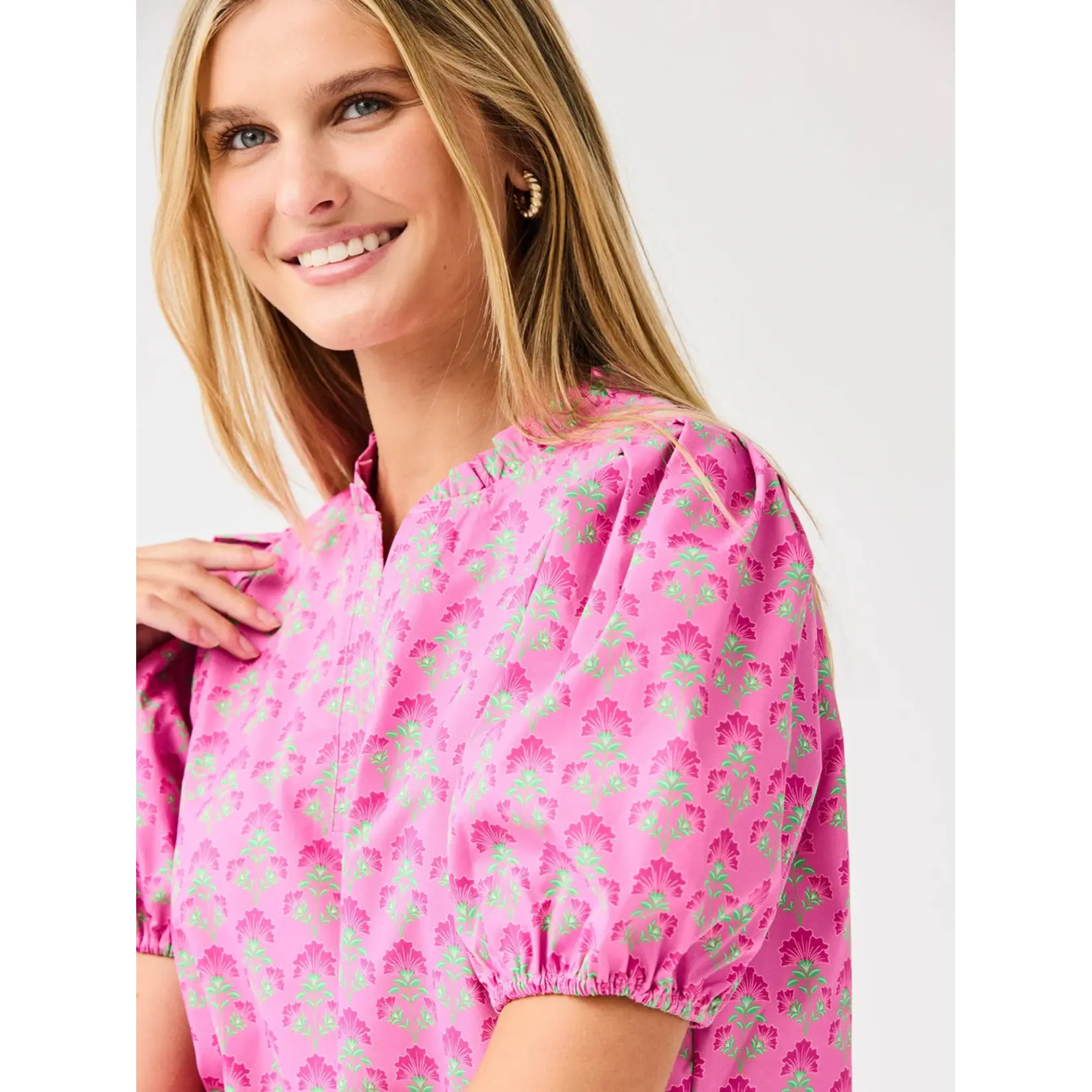 Mary Square Lainey Deco Lilies Top