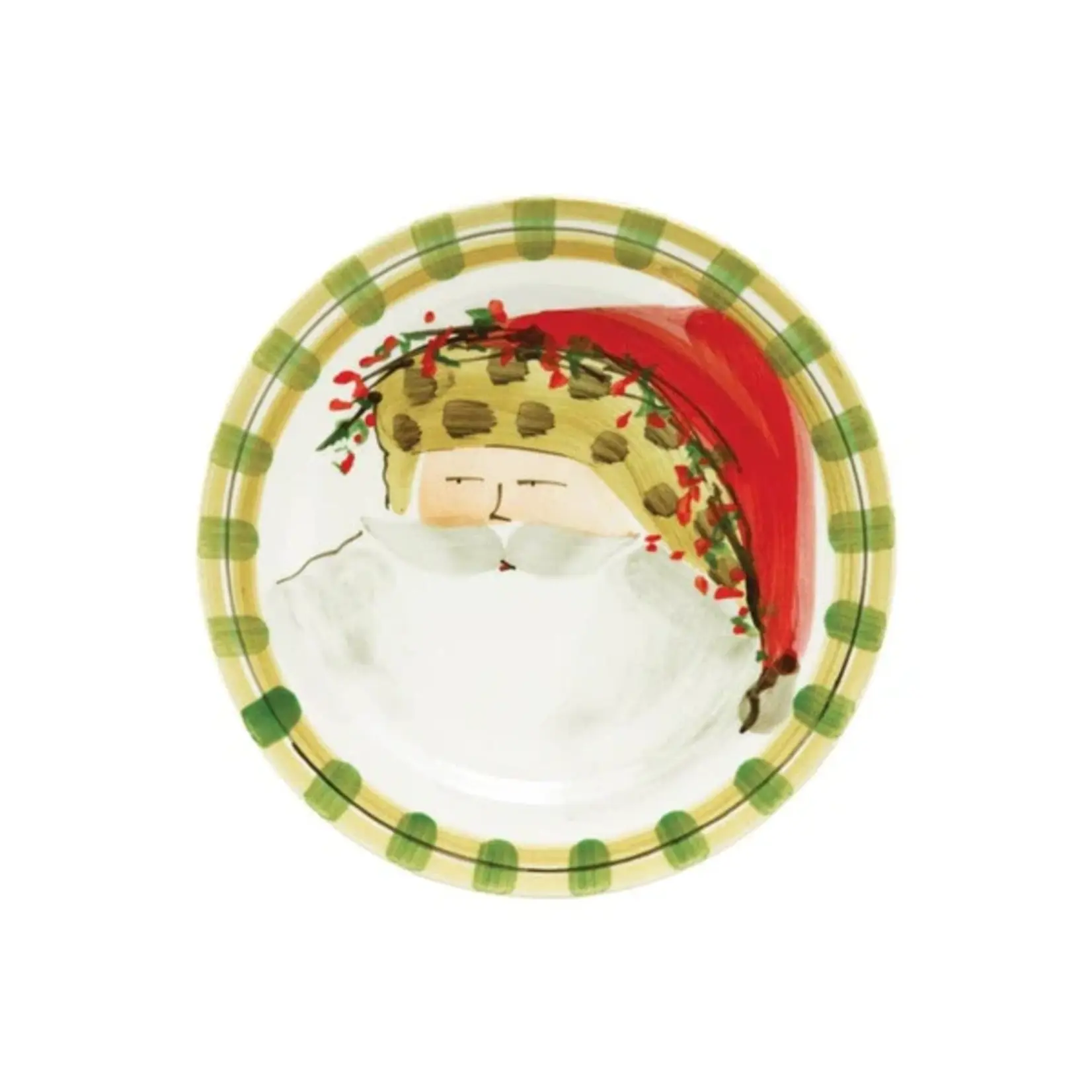 Vietri Old St. Nick Round Salad Plate