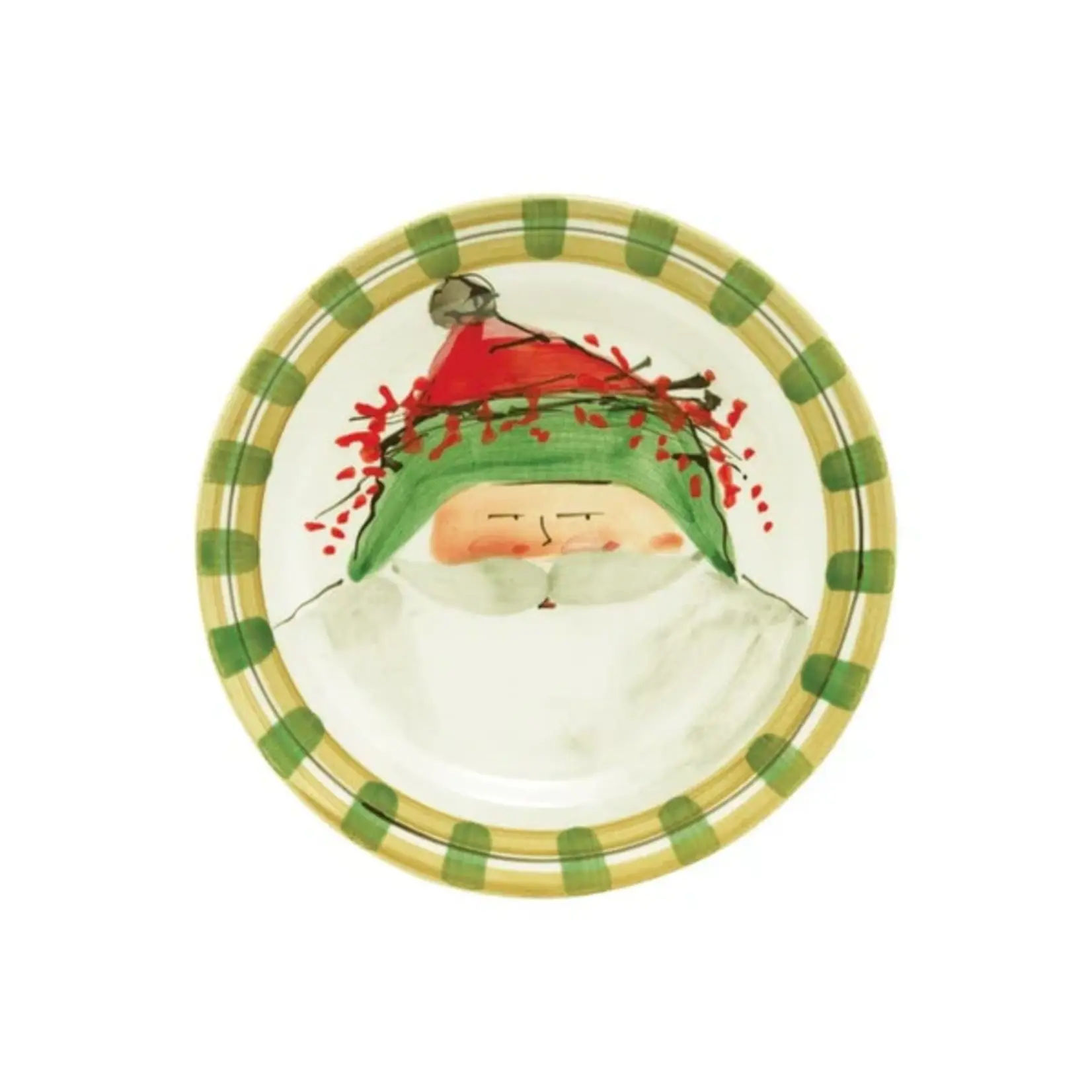 Vietri Old St. Nick Round Salad Plate
