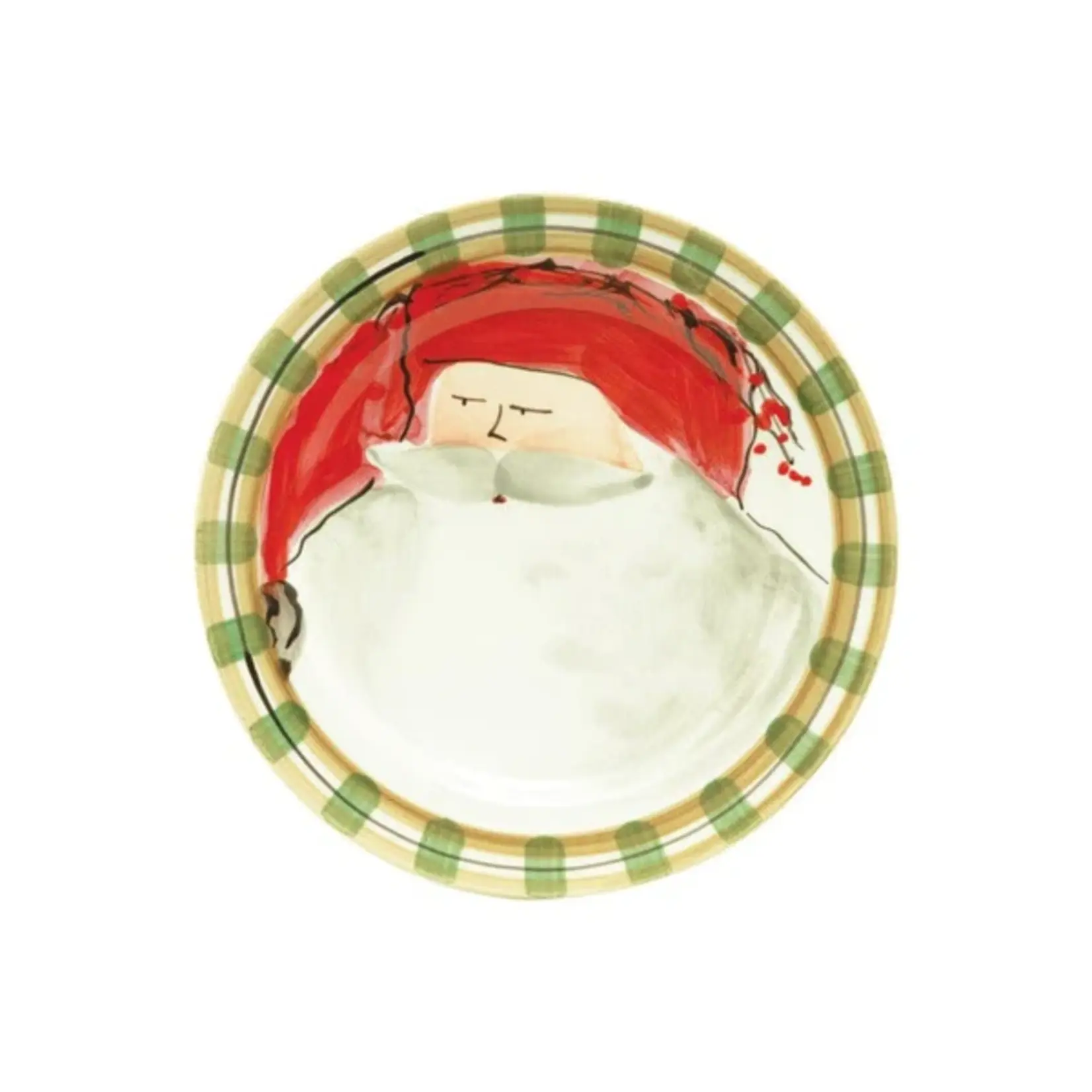 Vietri Old St. Nick Round Salad Plate