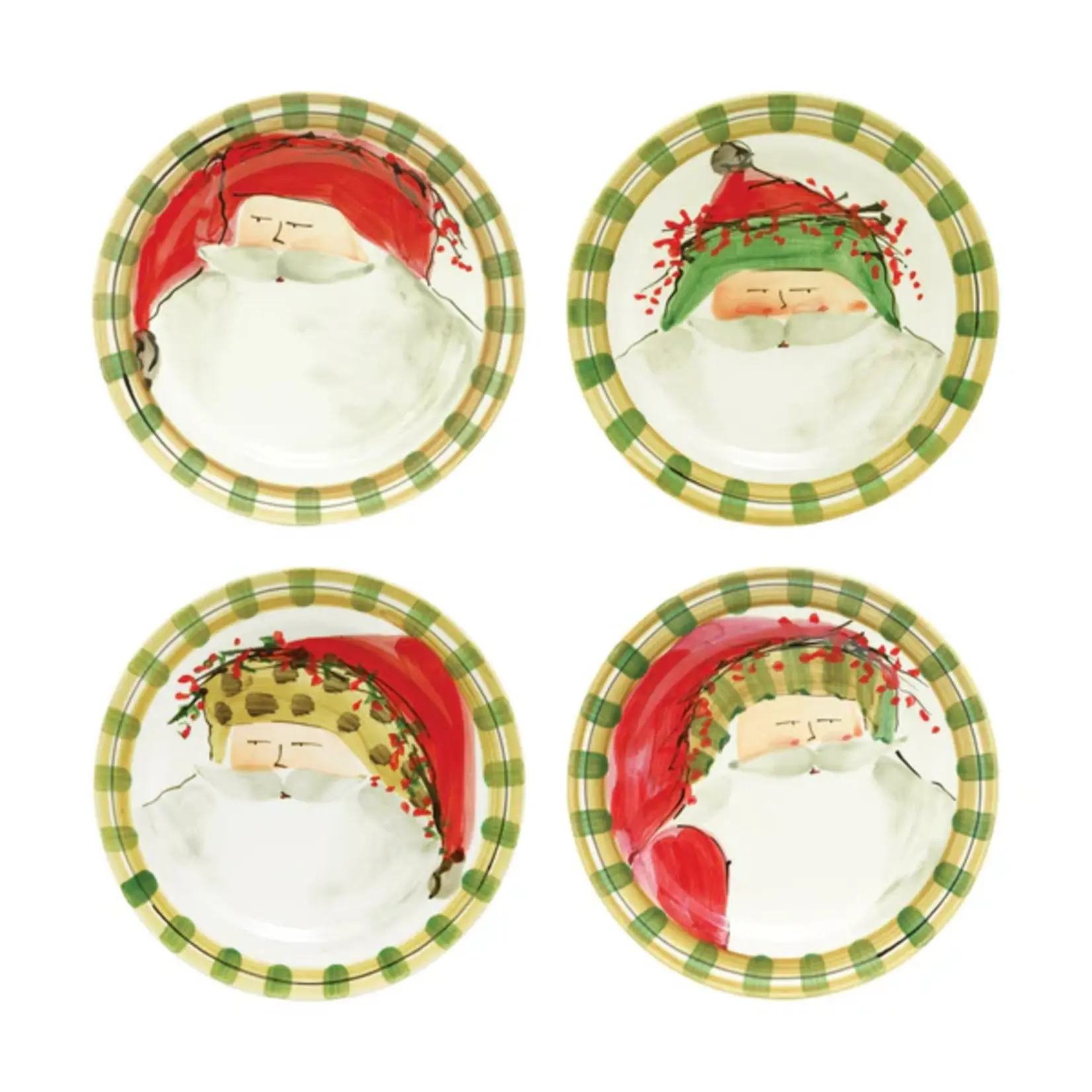 Vietri Old St. Nick Round Salad Plate
