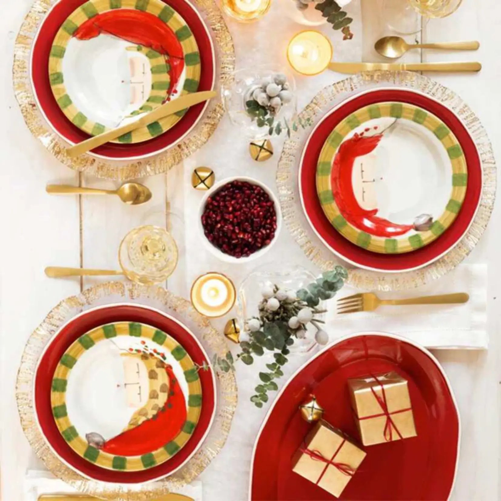 Vietri Old St. Nick Round Salad Plate