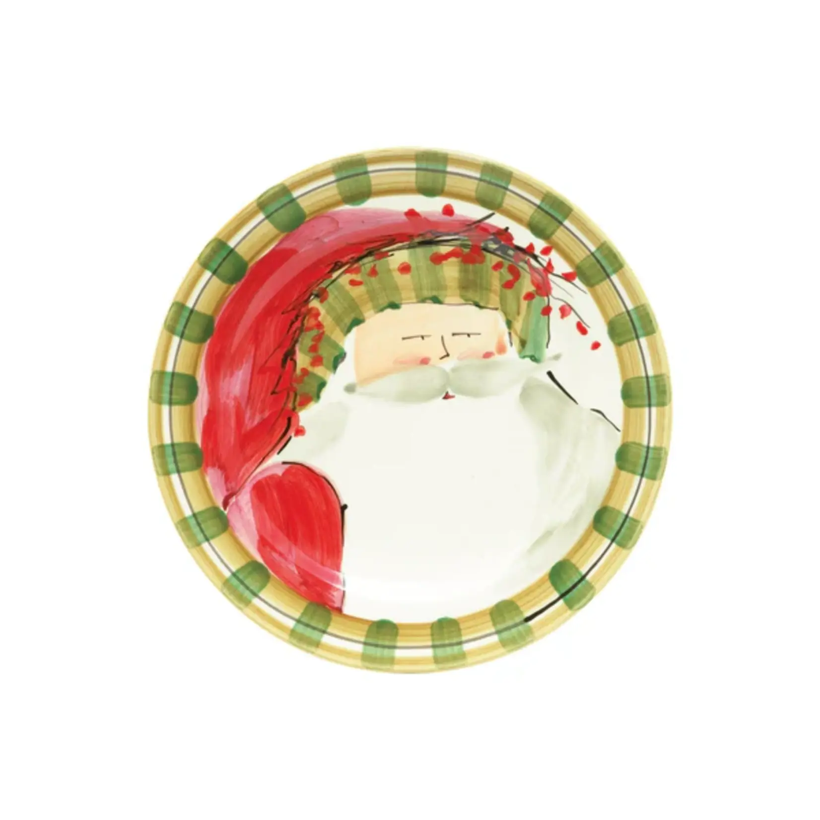 Vietri Old St. Nick Round Salad Plate