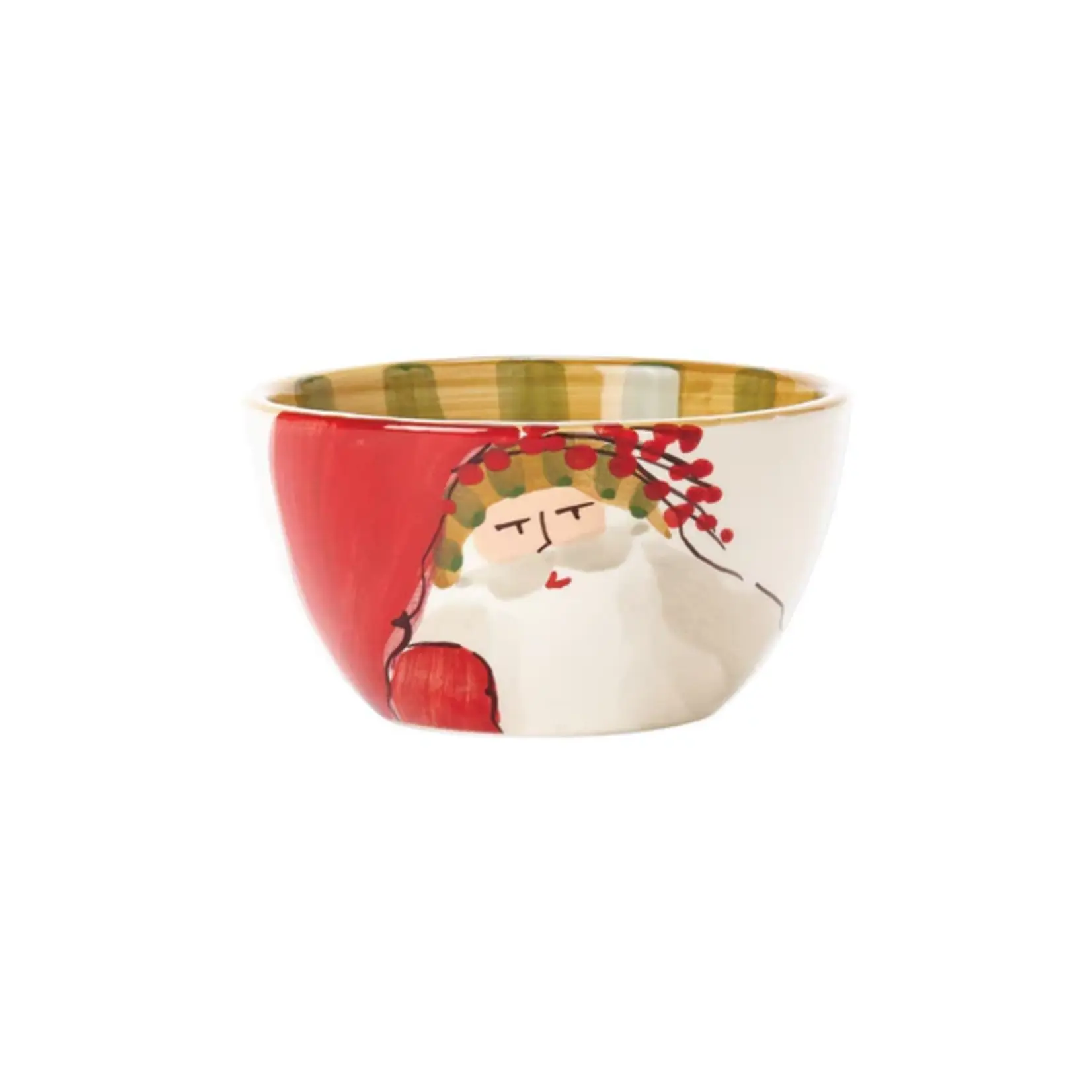 Vietri Old St. Nick Cereal Bowls