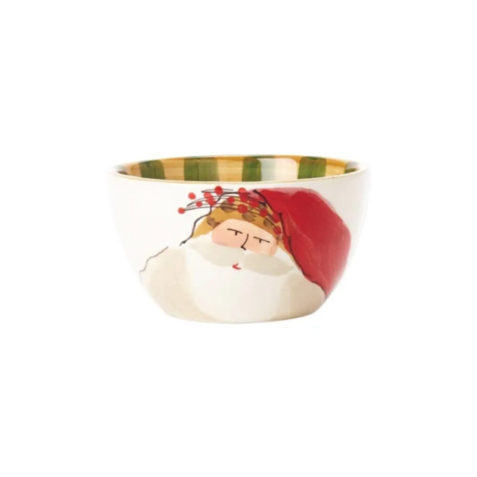 Vietri Old St. Nick Cereal Bowls