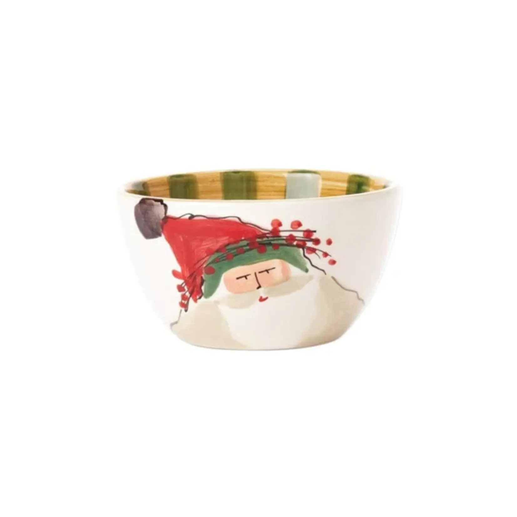 Vietri Old St. Nick Cereal Bowls