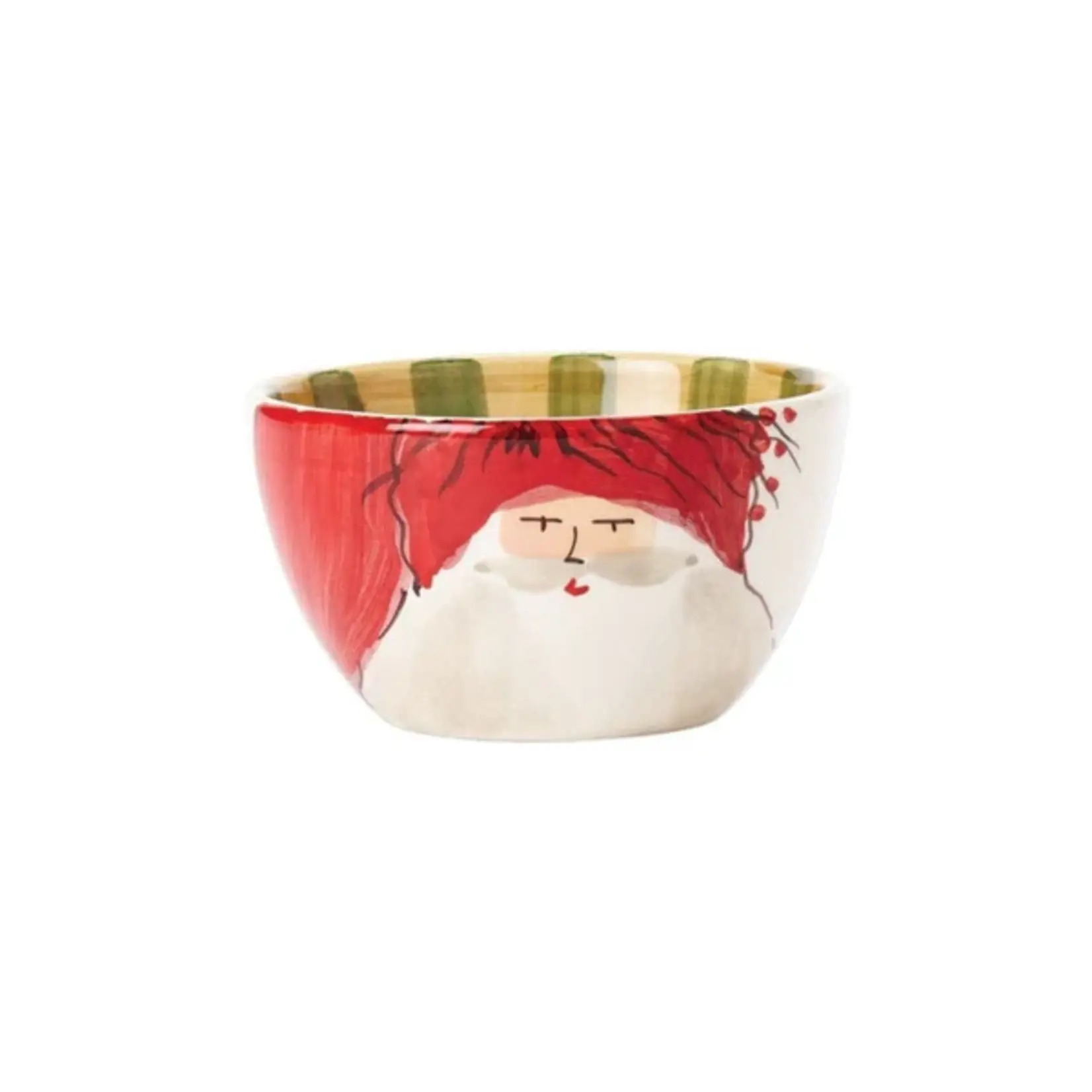 Vietri Old St. Nick Cereal Bowls