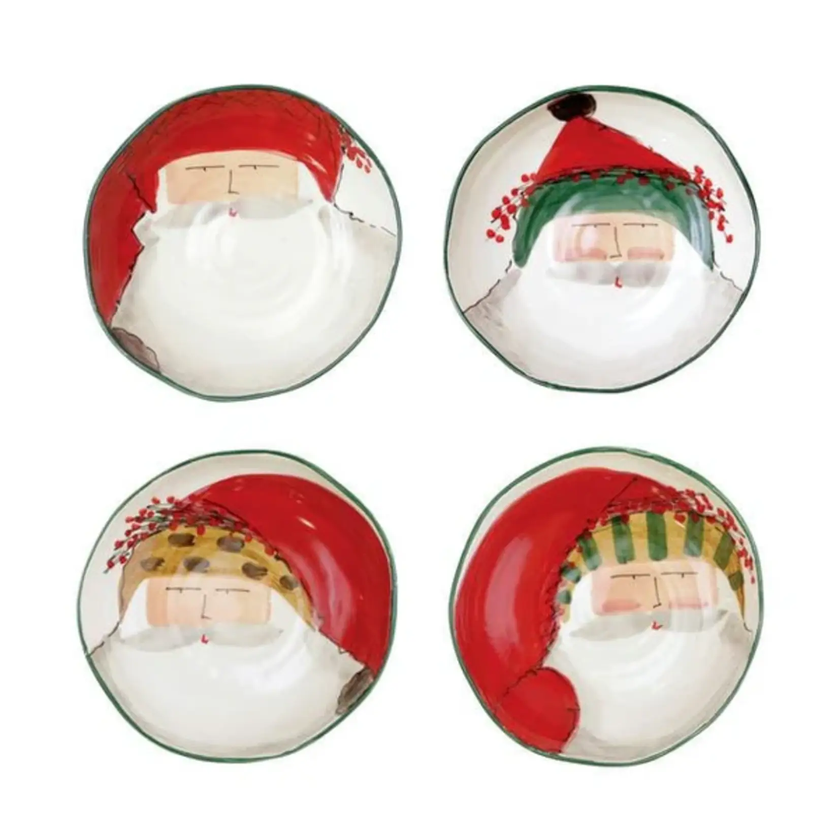 Vietri Old St. Nick Pasta Bowls