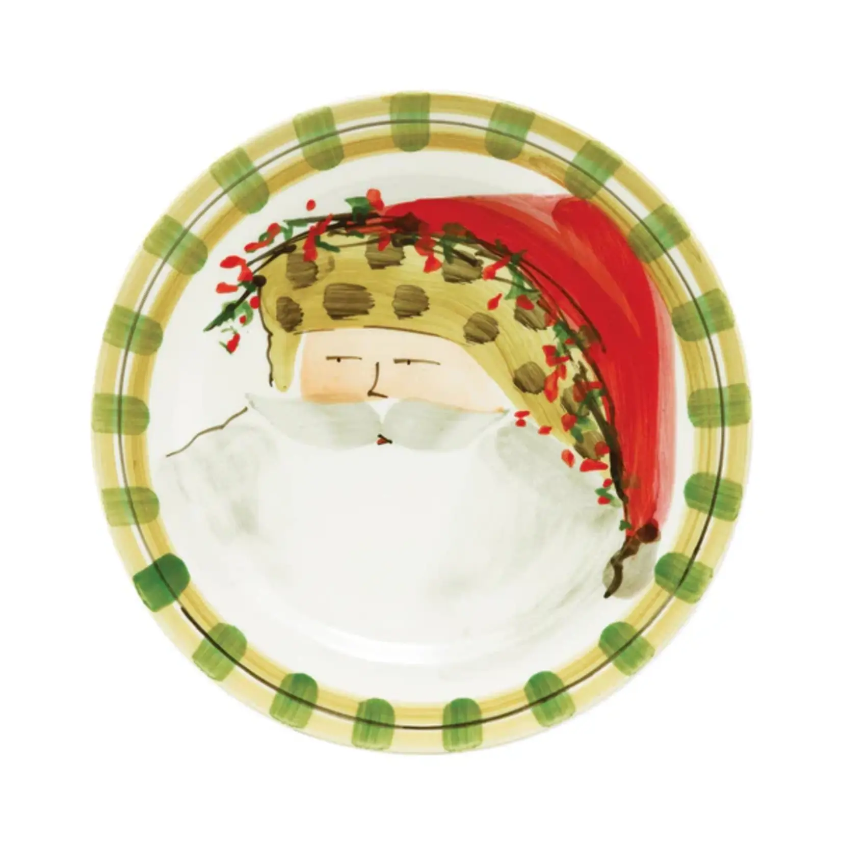 Vietri Old St. Nick Dinner Plates