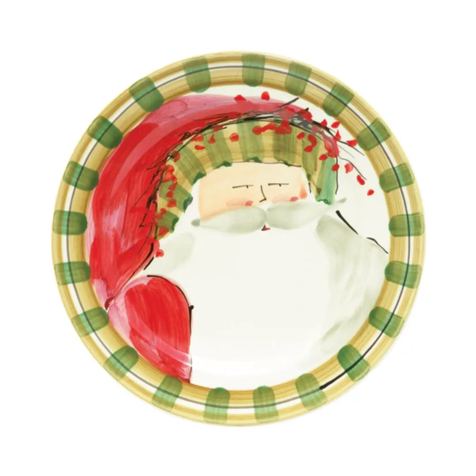 Vietri Old St. Nick Dinner Plates