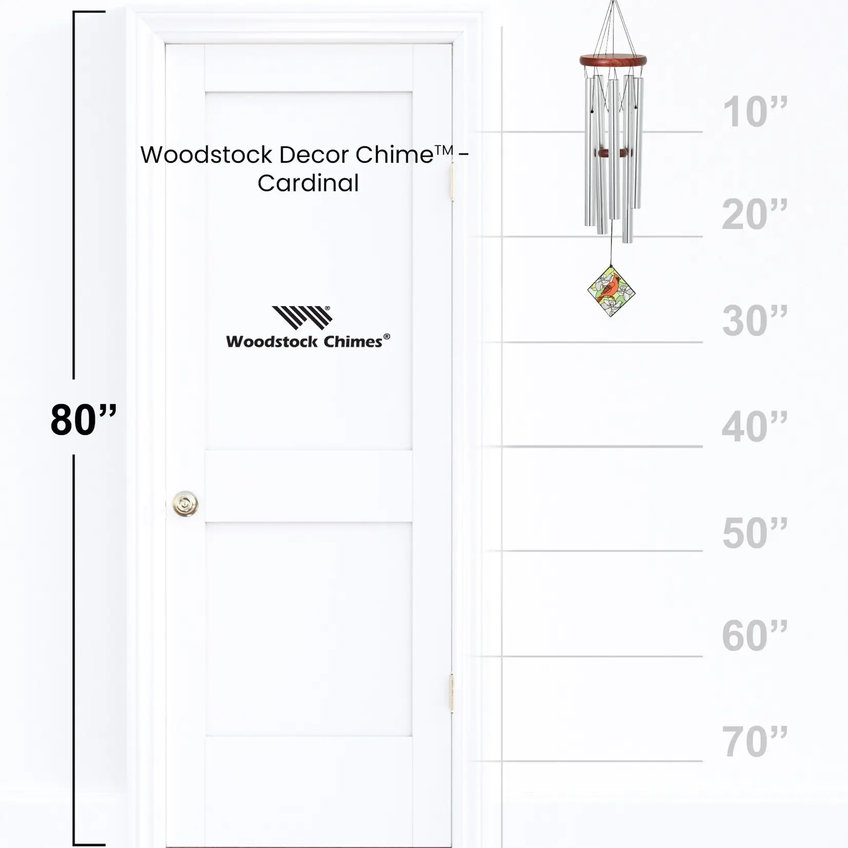 Woodstock Chimes Decor Chime Cardinal