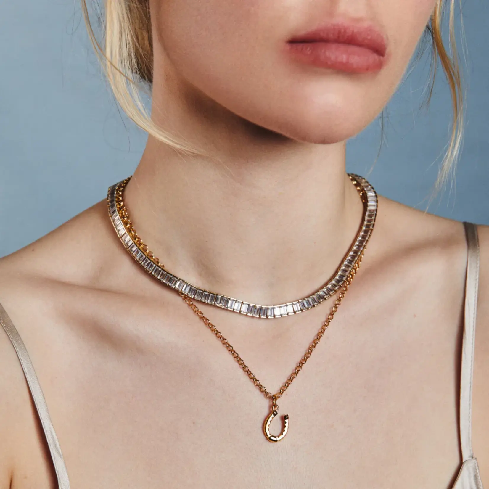 Hart The Dainty Necklace Small Fortuna Horseshoe Charm