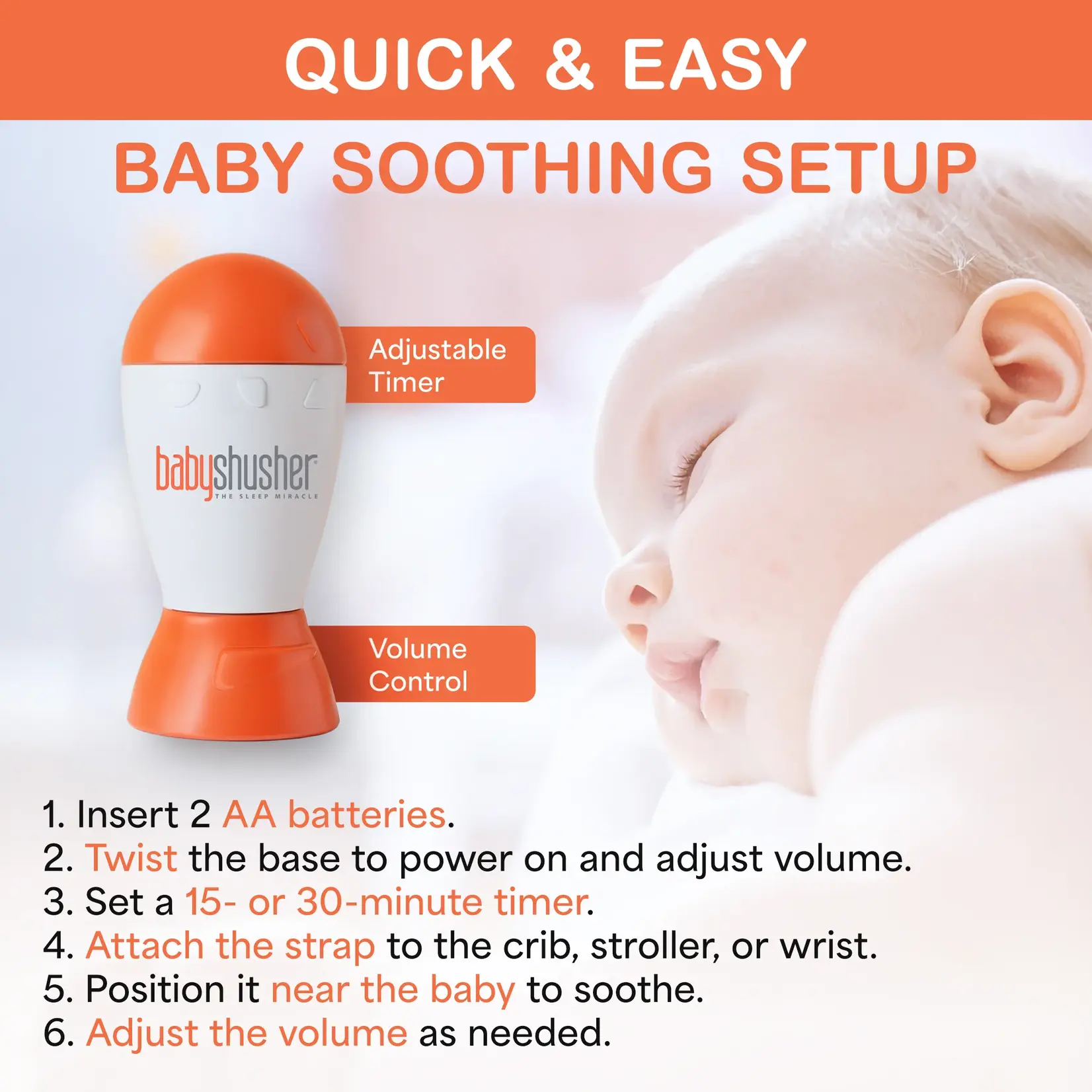 Shusher Baby Shusher The Sleep Miracle Sound Machine