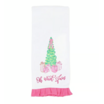 Mary Square Oh What Fun Tea Towel