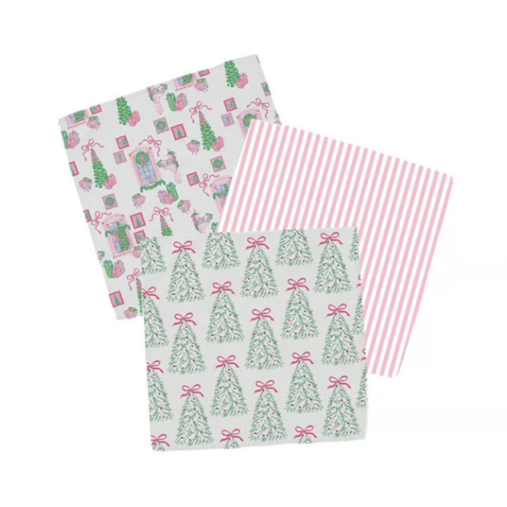 Mary Square Christmas Woodlands Quickdry Dish Towels