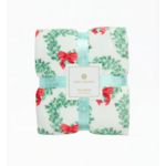 Mary Square Wreath & Ribbon Blanket