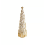 Mary Square Snowy Tree Figurine Medium